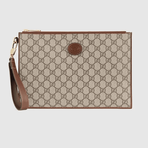 GUCCI POUCH WITH INTERLOCKING G